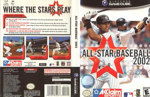All Star Baseball 2002 Cover - Click for full size image